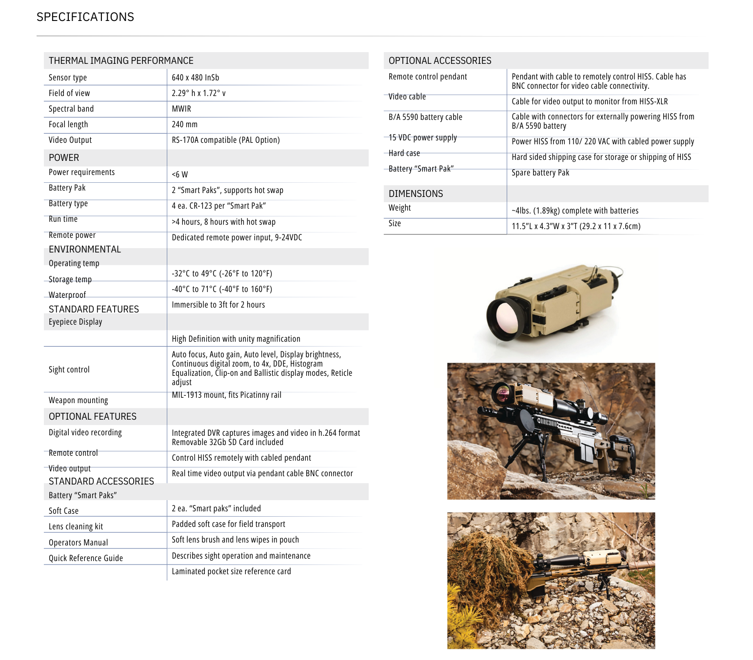 Teledyne FLIR ThermoSight HISS XLR Datasheet.pdf